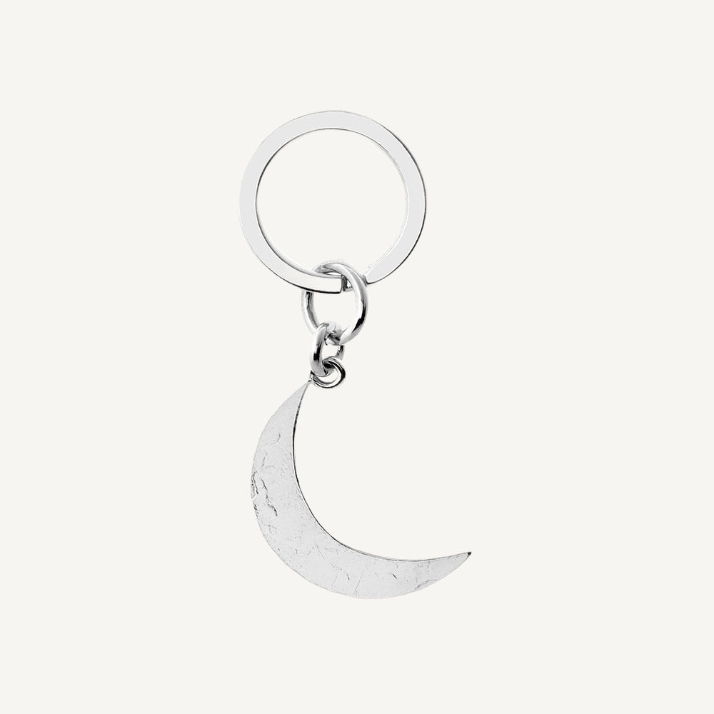 Crescent Moon Key Ring