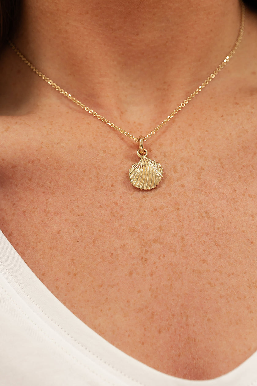 9 Carat Trace Chain & Sea Shell