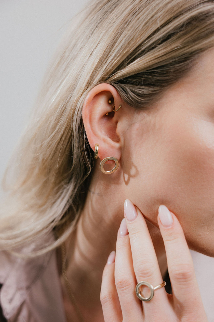 9 Carat Gold Polo Studs