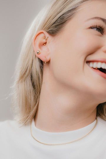9 Carat Gold Bobble Studs