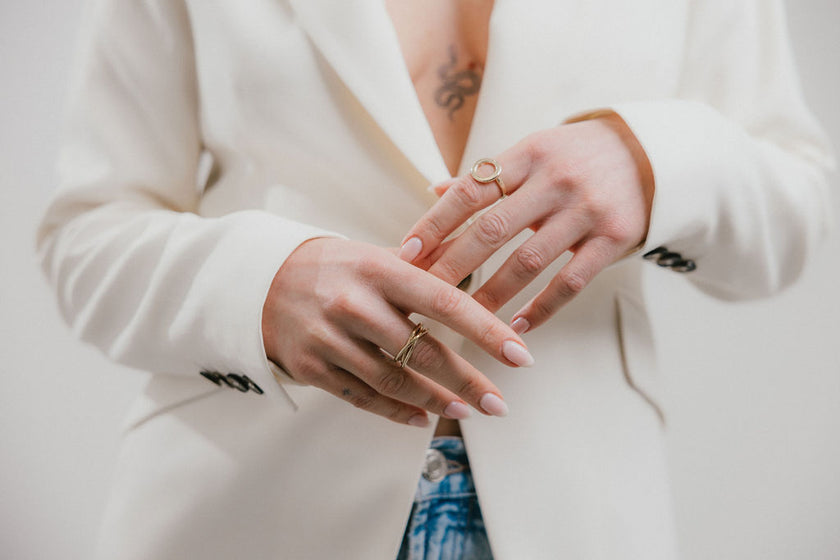 9 Carat Gold Trinity Ring