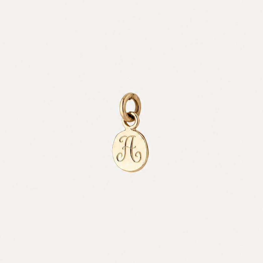 9 Carat Gold Initial Charm