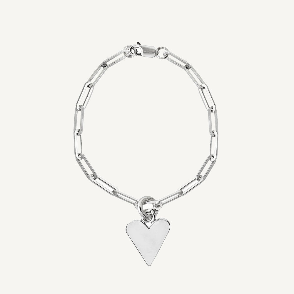 Trace Chain Bracelet Heart