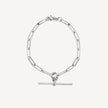 Trace Chain Bracelet Plain T Bar