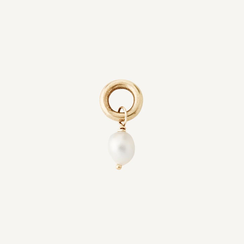 9 Carat Gold Pearl Charm
