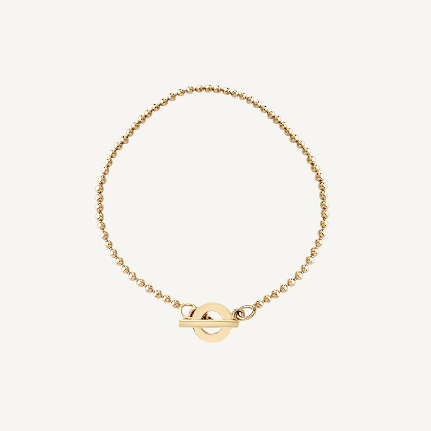 9 Carat Gold Ball Bracelet