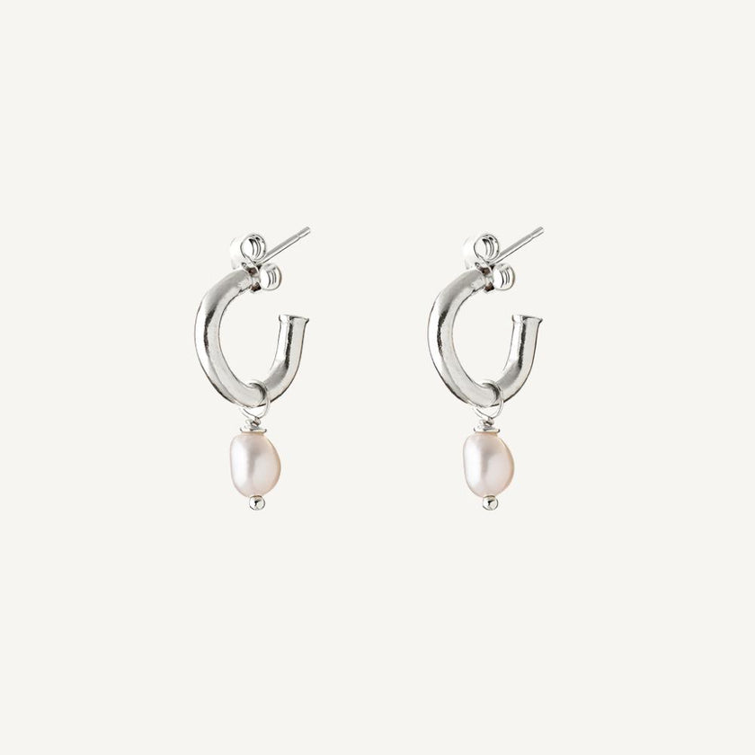 Mini Hoops & Pearl Charms