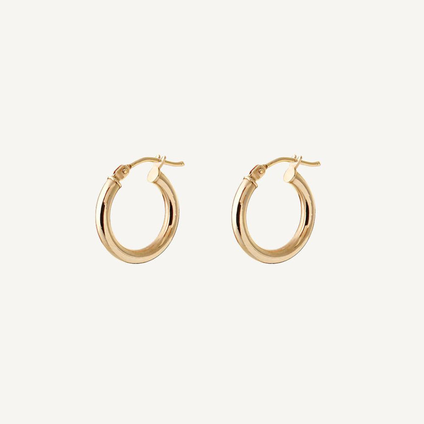9 Carat Gold Mini Hoops