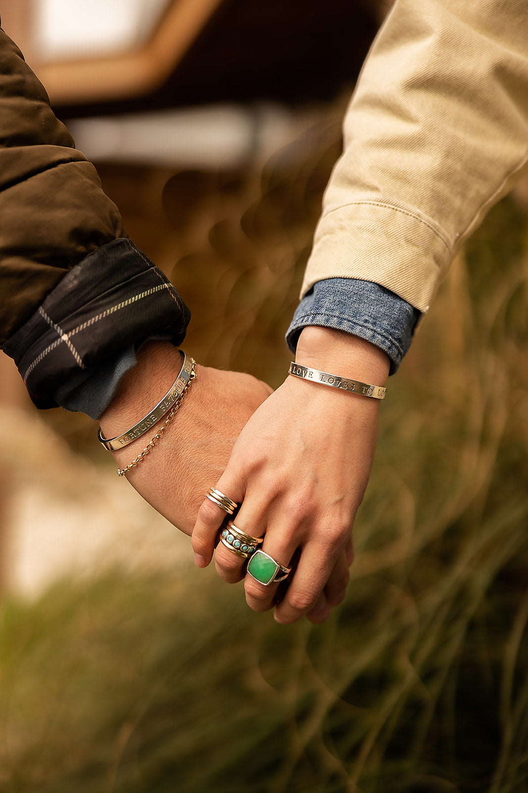 Stamped Bangle