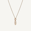 9 Carat Trace Chain & Honour Feather