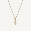 9 Carat Trace Chain & Honour Feather