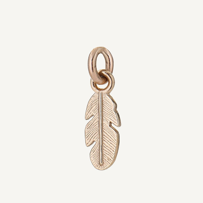 9 Carat Gold Honour Feather Charm