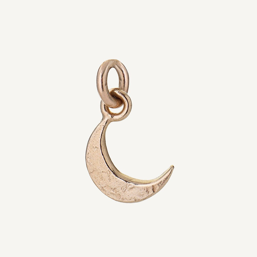 9 Carat Gold Salina Mini Moon Charm