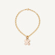 9 Carat Gold Belcher Bracelet & Lucky Clove
