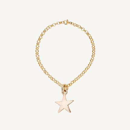 9 Carat Gold Belcher Bracelet & Star