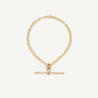 9 Carat Gold Belcher Bracelet & Plain T Bar