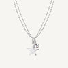 Heavy Ball Chain Stellar Star & Clear Quartz Sweetie