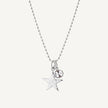 Heavy Ball Chain Stellar Star & Clear Quartz Sweetie