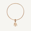 9 Carat Gold 2.5mm Bangle & Bluebird