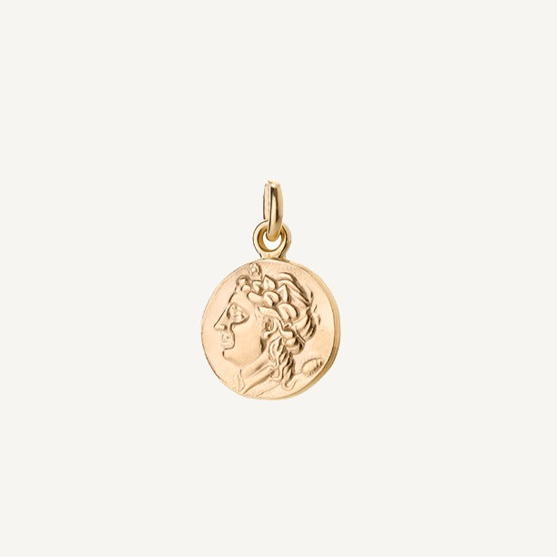 18 Carat Gold Plated Hercules Charm