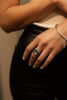 4mm Heart Charm Classic Bangle