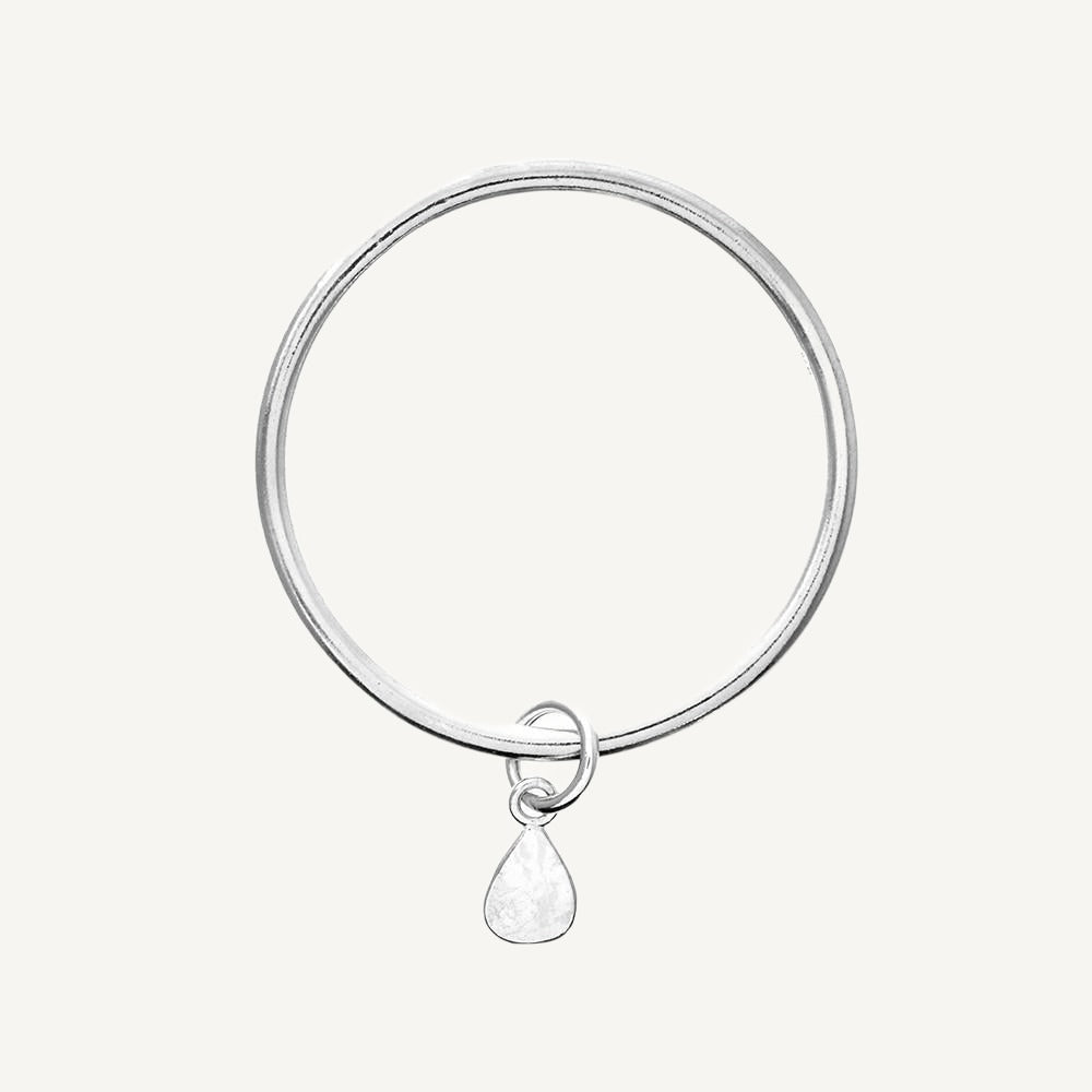 4mm Drop Charm Classic Bangle