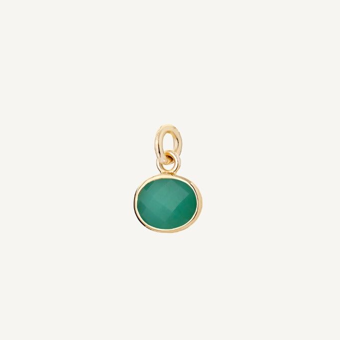 9 Carat Gold Chrysoprase Sweetie Charm