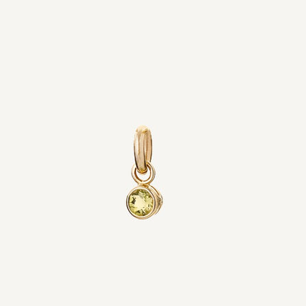 9 Carat Gold Lemon Quartz Tiny Sweetie Charm
