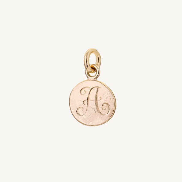 9 Carat Gold Scroll Charm