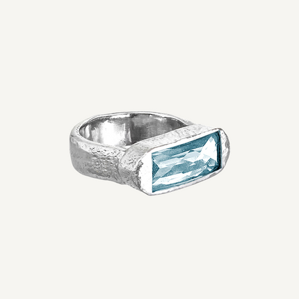 Blue Topaz Hope Ring