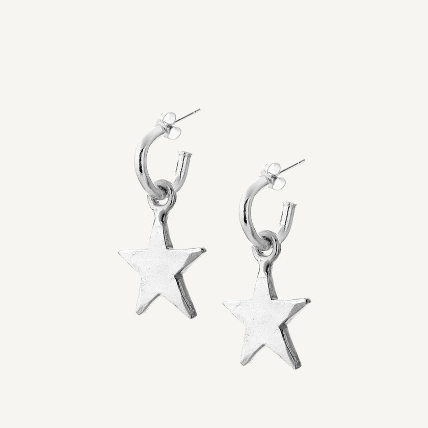 Mini Hoops and Star Charms