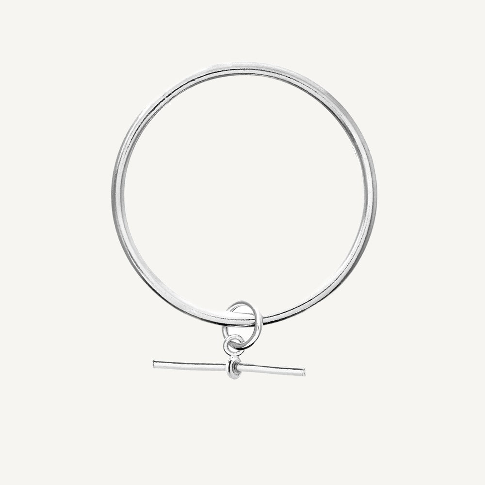 4mm T Bar Charm Classic Bangle