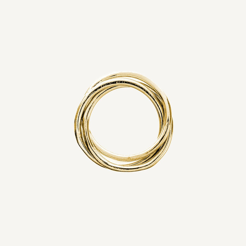 9 Carat Gold Trinity Ring