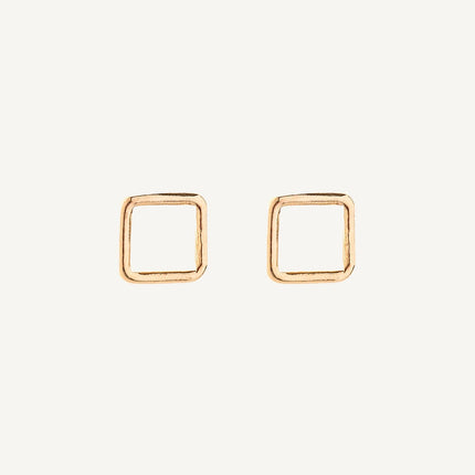 18 Carat Gold Plated Squink Studs