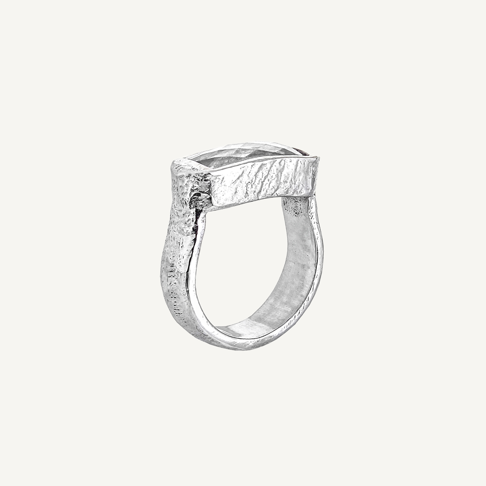 Clear Quartz Hope Ring