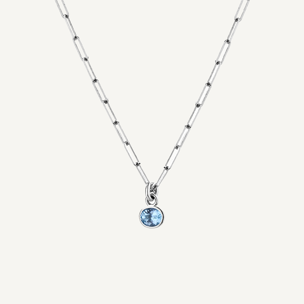 Blue Topaz Sweetie Necklace