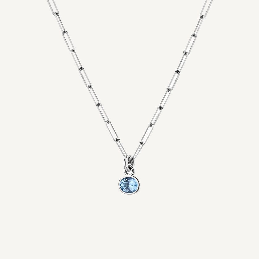 Blue Topaz Sweetie Necklace