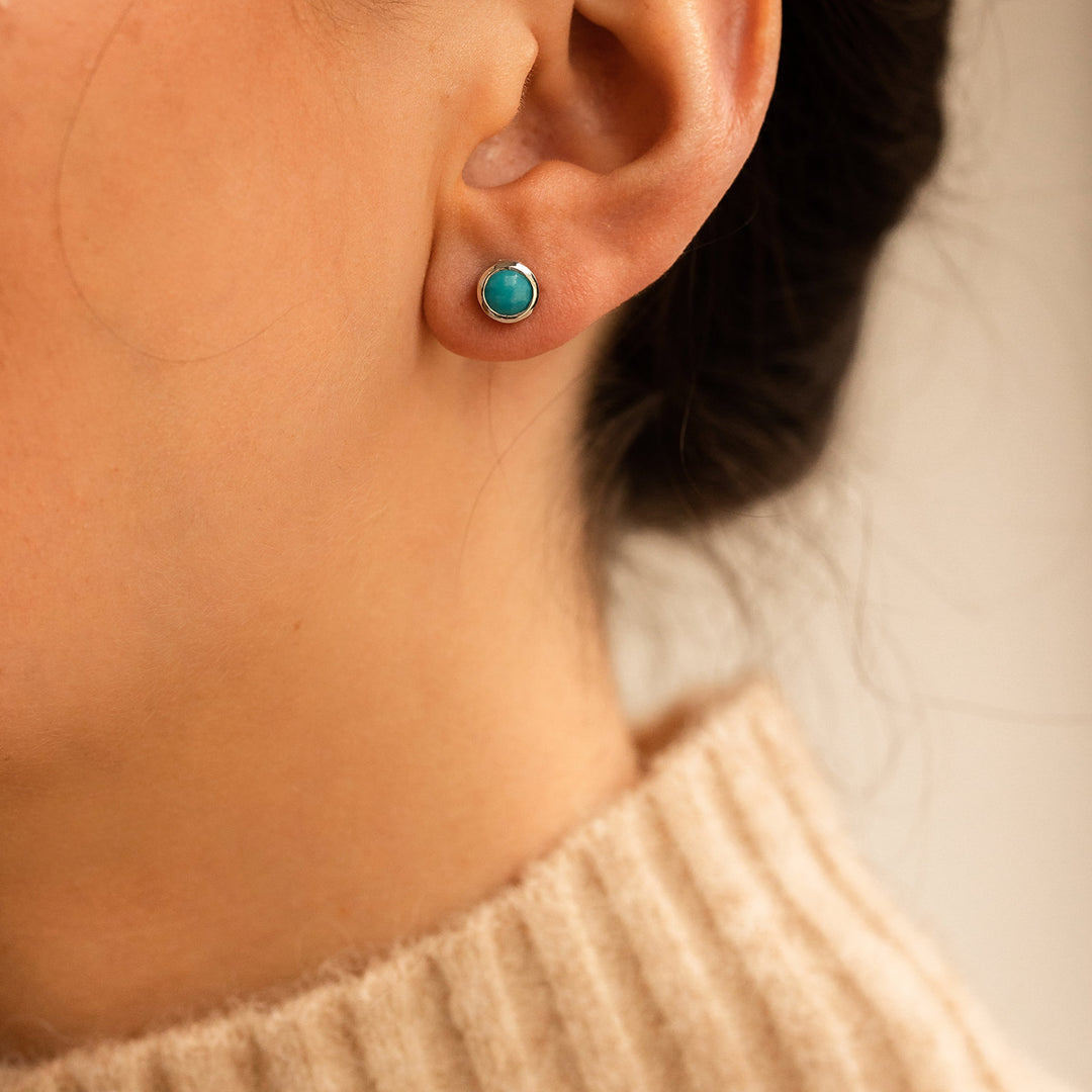 Turquoise Tiny Sweetie Stud