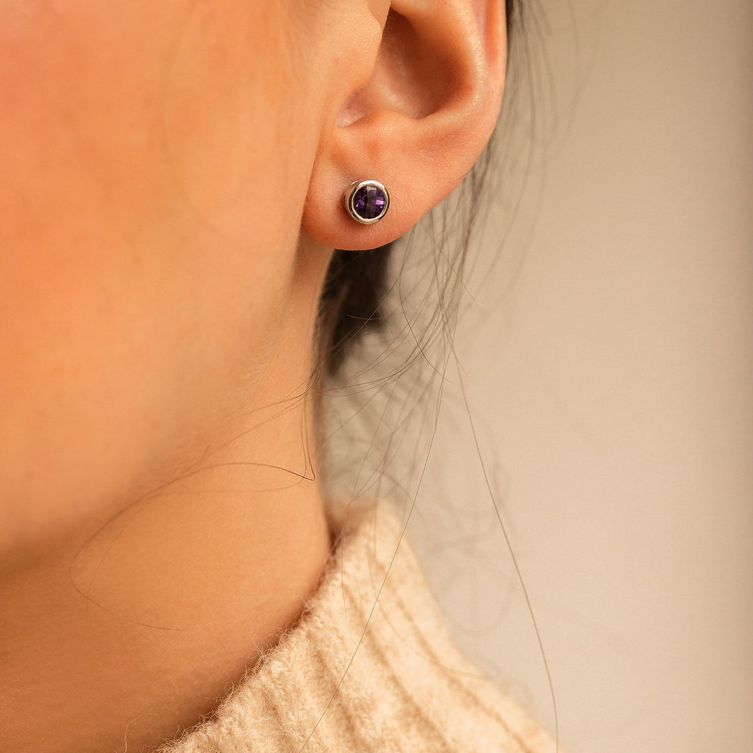 Amethyst Tiny Sweetie Stud