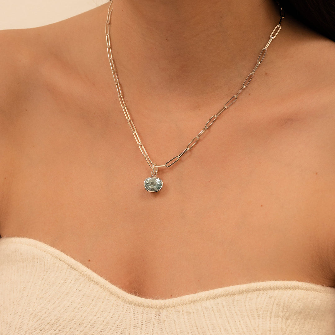 Blue Topaz Sweetie Necklace