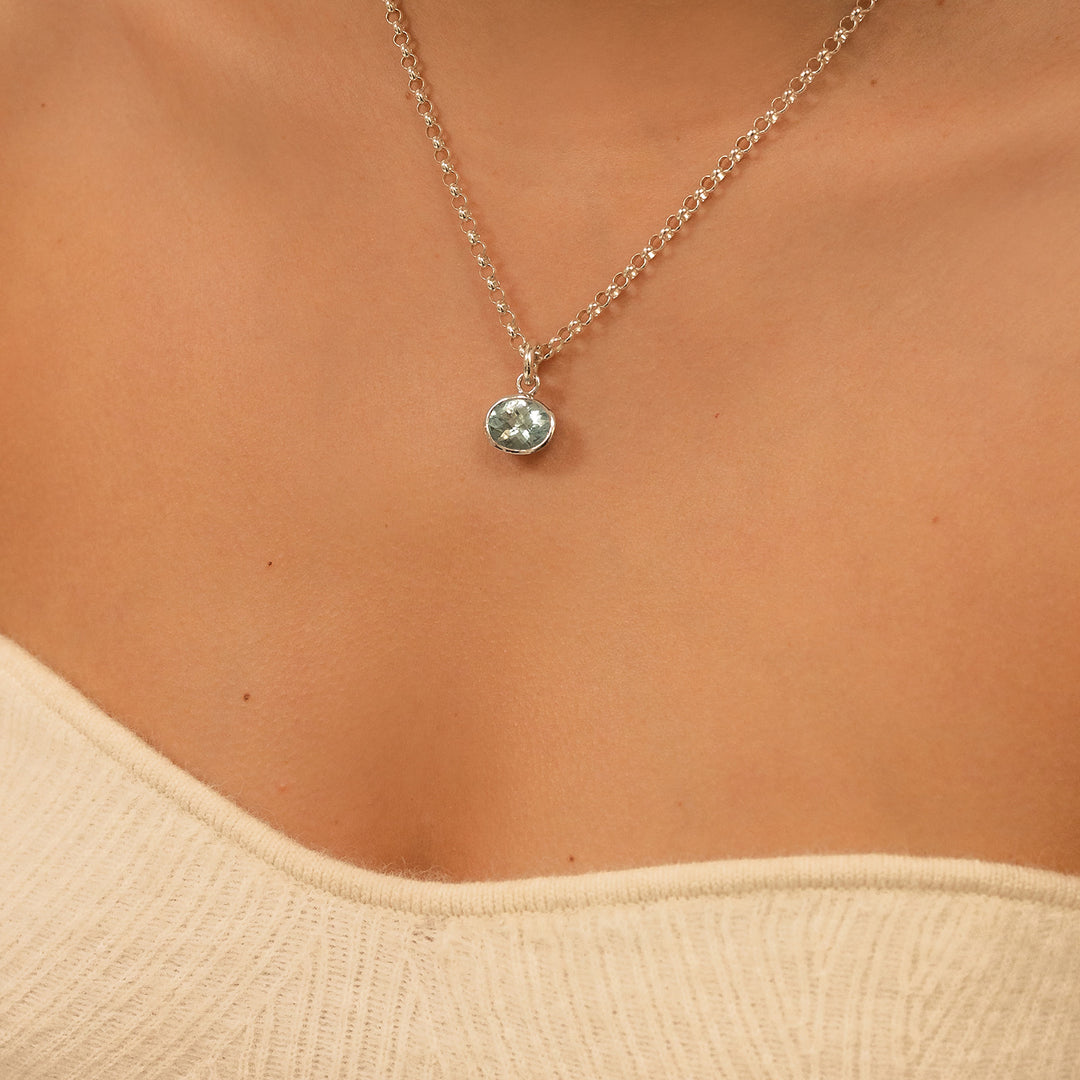 Blue Topaz Sweetie Necklace