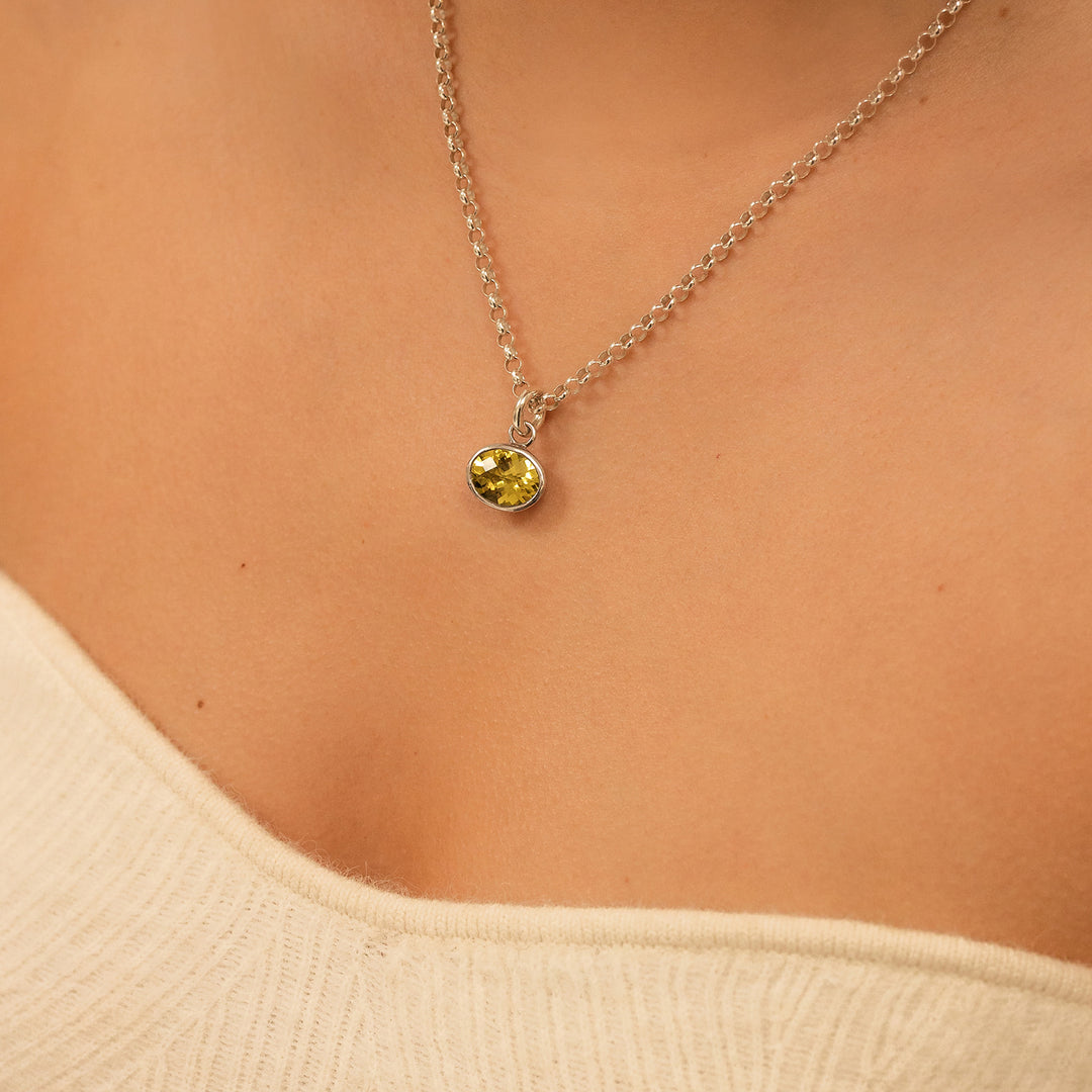 Lemon Quartz Sweetie Necklace