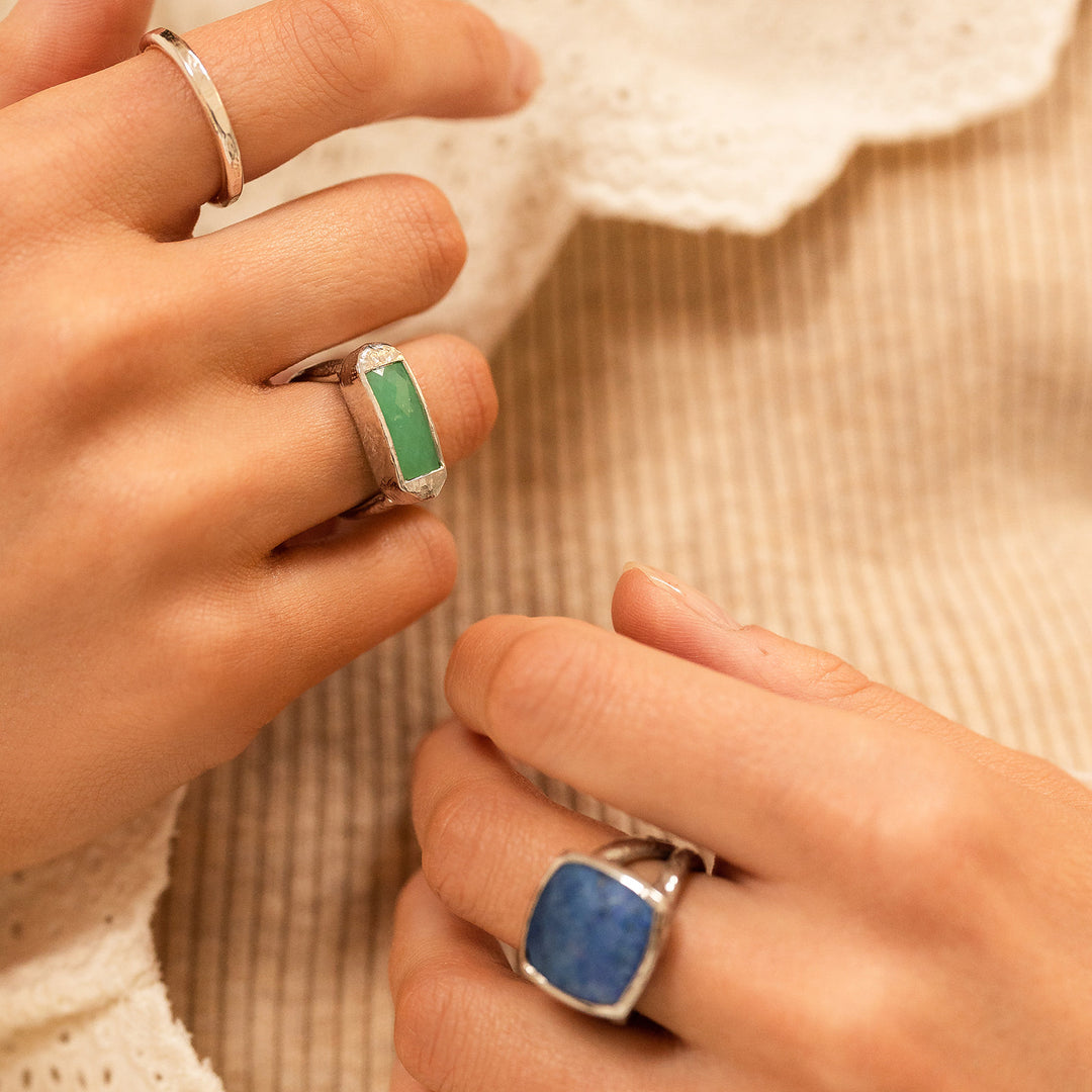 Chrysoprase Hope Ring