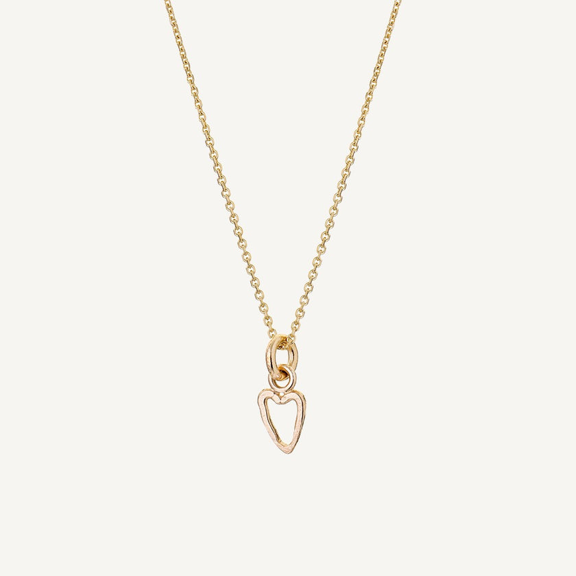 9 Carat Trace Chain & Tiny Heart