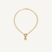9 Carat Gold Belcher Bracelet & Lemon Quartz Tiny Sweetie