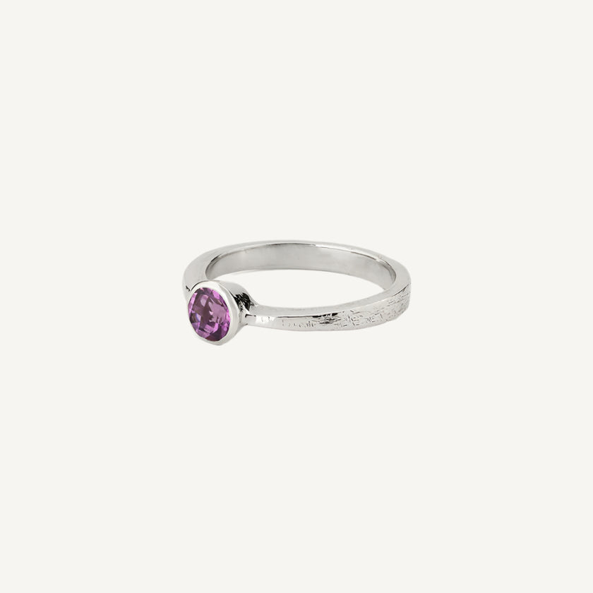 Amethyst Iota Ring