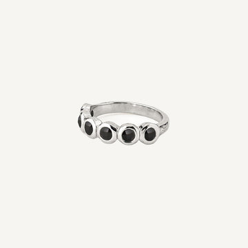 Black Onyx Zeta Ring