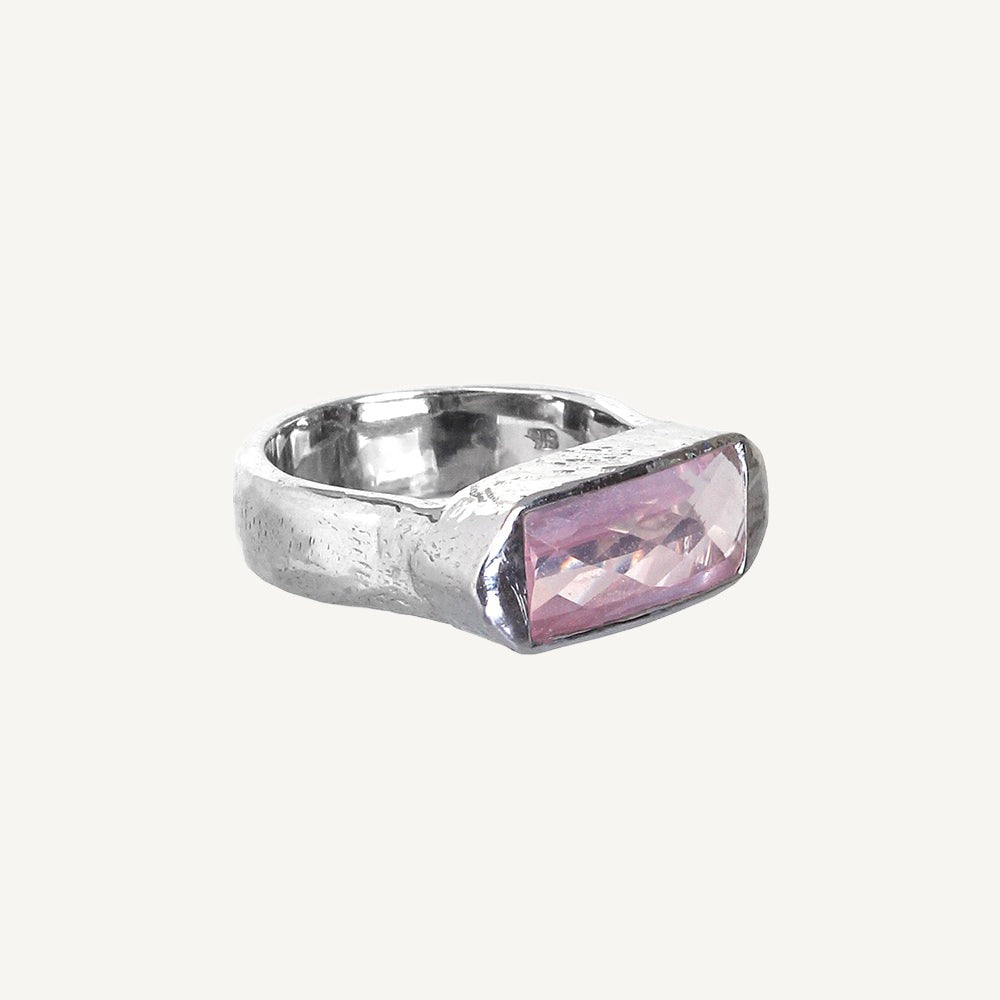 Rose Quartz Hope Ring